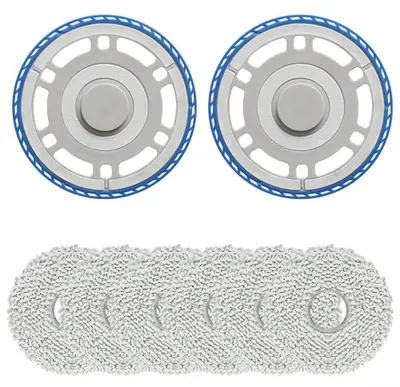 Wischertuch-Ersatzset, 8 Mikrofasertücher, für ECOVACS T30/OMNI