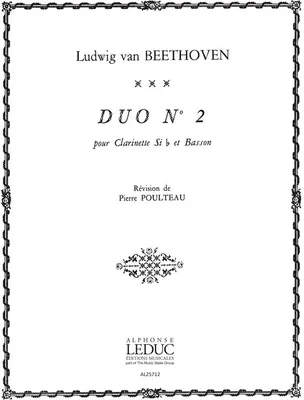 Produktbild von DUO NO.2 POUR CLARINETTE SI b ETBASSO