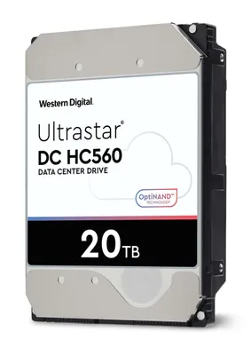 Image de Western Digital Ultrastar DC HC560, 20 To, 7200 TPM, 512 Mo, 3,5", SATA