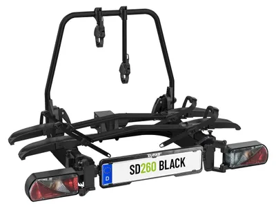 Produktbild von Fahrradträger 2 Fahrräder Sd260 Black Speziell Für Lieferwagen Und Flügeltüren - Eufab