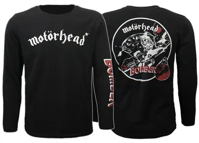 Obrázek produktu pro Tričko s dlouhým rukávem Motorhead Bomber – velikost XL