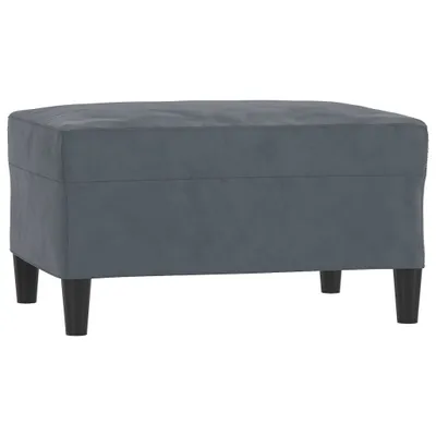 Produktbild von Fußhocker Dunkelgrau 70x55x41 cm Samt