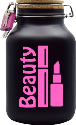 Produktbild von Spardose Geld Geschenk Ideen Beauty Schwarz Größe XXL 3 Liter