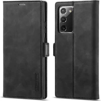 Produktbild von Galaxy Note 20 Hülle, Standfunktion Kartenfach Wallet Leder Schutzhülle für Samsung Galaxy Note 20 Schwarz
