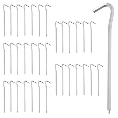 Immagine prodotto di 40 picchetti per tende, 18 cm, in alluminio, per campeggio