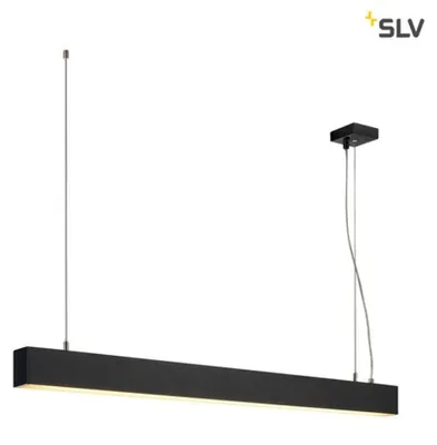 Produktbild von SLV 1001400 GLENOS Pendelleuchte mattschwarz 1m 43W 3000K