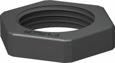 Obrázek produktu pro Obo Bettermann 2049082, Pojistná matice, Polyamid, Černá, M20x1.5, 29 mm, 26 mm