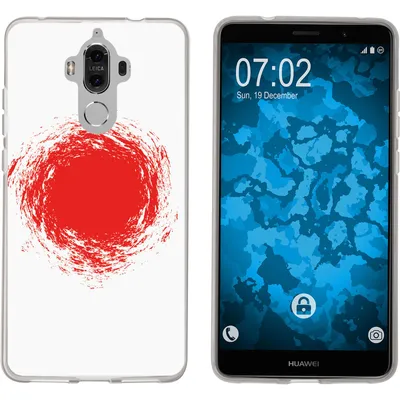 Produktbild von PhoneNatic Case kompatibel mit Huawei Mate 9 Silikon-Hülle WM Japan M7