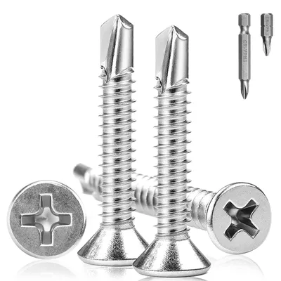 Productafbeelding van 100 Stuks Zelfborende Schroeven met Verzonken Kop M3.5x13mm
