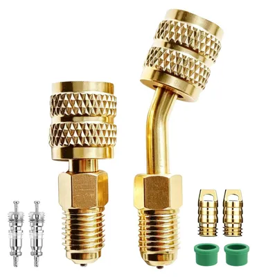 Kältemitteladapter R32, 1/4" auf 1/4", 8-teilig