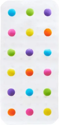 Produktbild von Famanu Badmat Antislip für Kinder – 77,5 x 36,2 cm mit Saugnäpfen