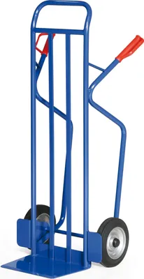 Produktbild von Bako Logistiksysteme Stahlrohr Stapelkarre 350kg Traglast Rollenlager Vollgummi 380x270mm