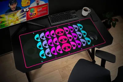 Produktbild von Brawl Stars XXL Schreibtischunterlage Skull