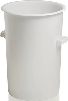 Produktbild von CRAEMER Kunststoffbehälter rd.110l HD-PE weiß D515xH733mm m.Außengriff - 81061100