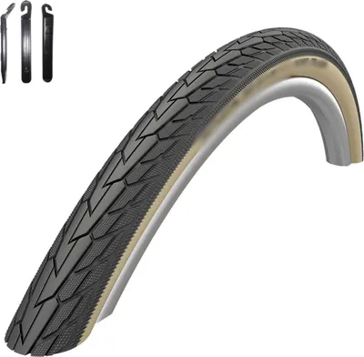 Produktbild von 1 x Schwalbe Road Cruiser Fahrradreifen k-Guard Gumwall 47-622 (28 x 1,75) inkl. Reifenheber