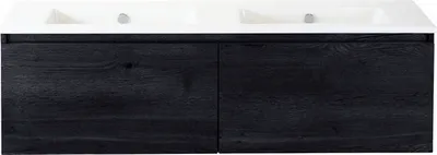 Obrázek produktu pro Koupelnová sestava Sanox Frozen 141 cm dub černý 75735249
