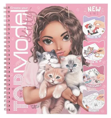 Produktbild von Create your TOPModel Kitty Malbuch