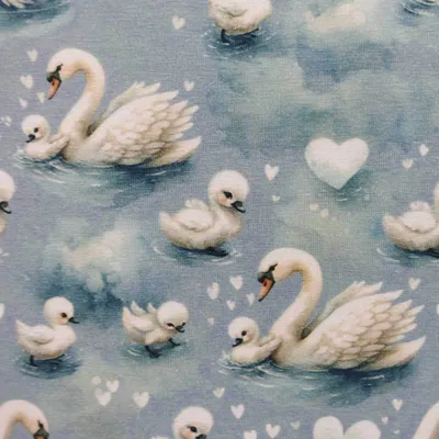 Jersey Digital Printed Dreamy Fur´s ab 0,5m x 1,5m Baumwollstoff Motiv 1