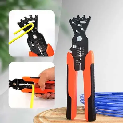 Obrázek produktu pro multifunkční odizolovací kleště 5 v 1, kombinované kleště na dráty 10-24 AWG, odolný nástroj na stříhání kabelů - WIRECLA