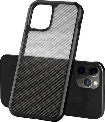 Produktbild von Crong CRG-CRB-IP1267-BLK, Cover, Apple, iPhone 12 Pro Max, 17 cm (6.7"), Schwarz