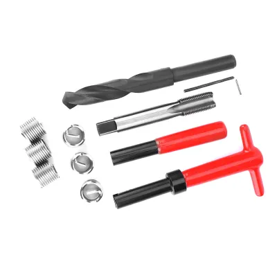 Obrázek produktu pro 11ks sada na opravu závitů z nerezové oceli Kroucený vrtací klíč Klepněte na nástroj pro vkládání závitů M16x1,5