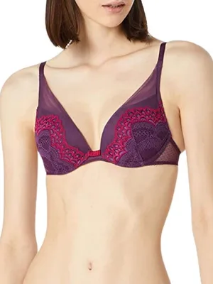 Produktbild von Triumph Darling Spotlight WHU, Farbe: Plum Purple 3M/3651, Größe: 80A Bügel-BH mit Halbschale und Push-up