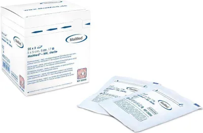 Produktbild von 4200 MaiMed Mullkompressen | steril | 8-fach | 5 x 5 cm | Kompressen