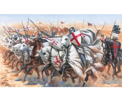 Image de Italeri 1:72 Tempelritter - Mittelalter