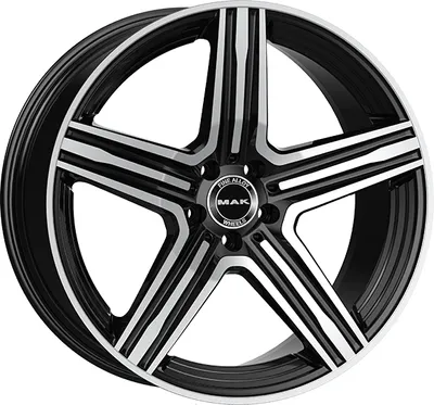Produktbild von Alufelge Mak Lewis-D 9.5X20 5X112 Et 43 Black Mirror