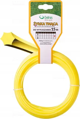 Obrázek produktu pro Řezací linka 3,3/15m k hvězda žlutá DBPLPINBD01HJ330K15