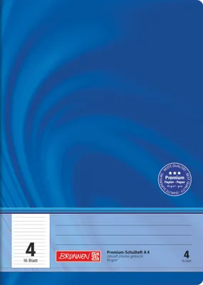 Produktbild von BRUNNEN 104470402 SchulheftA4 Vivendi Lin 4 16Bl
