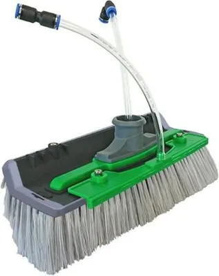 Produktbild von Unger nLITE Reinigungsbürste - Winkelbürste mit Sprühdüsen - 28cm