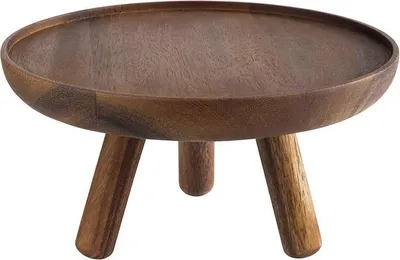 Produktbild von APS 15622 Buffetständer ACACIA, Ø 20 cm, Höhe 10,5 cm, Akazienholz