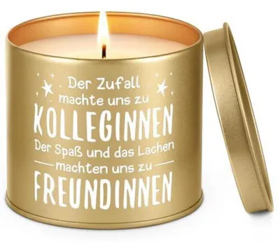 Image de Bougie parfumée à la cire de soja, cadeau pour collègue ou amie, durée de combustion : 50 heures