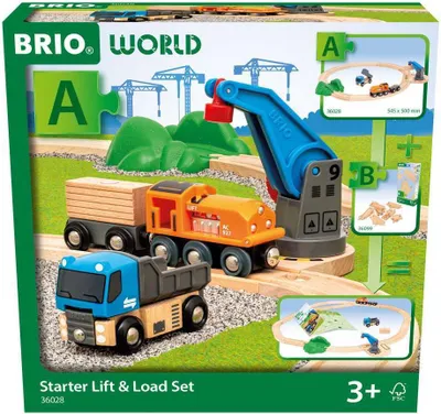 Immagine prodotto di Set di partenza treno merci con gru A - Ravensburger 63602800 - (Giocattoli / Veicoli giocattolo)