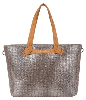 Produktbild von Fritzi aus Preußen Schultertasche Cloud Shopper Big Limited Painted Straw Nut bronze