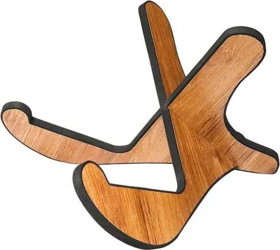 Immagine prodotto di Supporto pieghevole in legno per chitarra - Pratico supporto per strumenti musicali - Supporto per ukulele - Supporto per chitarra acustica classica - V1B06