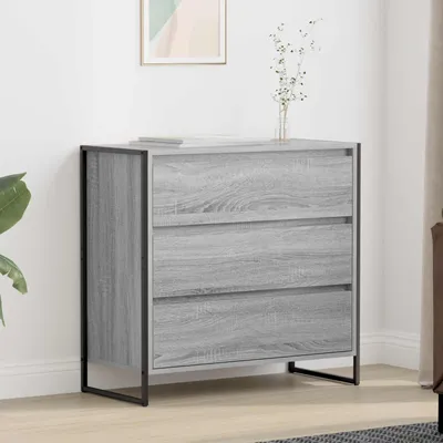 Zdjęcie produktu dla vidaXL Kredens szary Sonoma 79 x 36 x 75,5 cm Materiał drewnopochodny