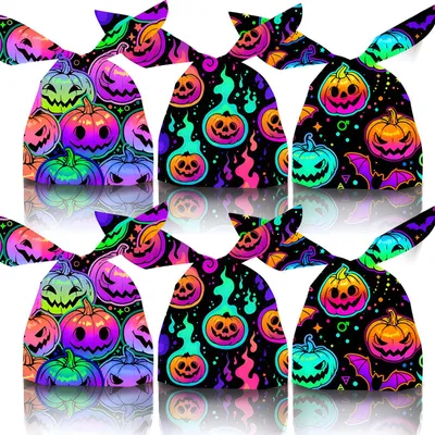 Productafbeelding van Halloween geschenktassen, 50 stuks voor snoepjes
