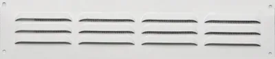 Produktbild von Lüftungsgitter aus lackiertem Aluminium, L.5 x B.24 cm