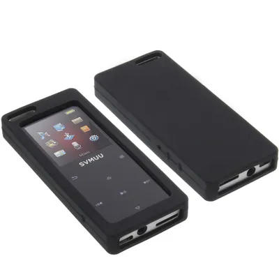 Produktbild von foto-kontor Hülle kompatibel mit SVMUU MP3 8GB Tasche Silikon Schutzhülle Gummi schwarz