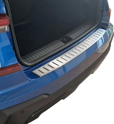 Produktbild von Edelstahl Ladekantenschutz passend für Skoda Kamiq Facelift ab Bj 2024-, Farbe:Silber