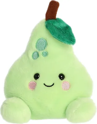 Obrázok produktu pre Plyšová hračka v tvare hrušky, veľkosť 12 cm, mäkká a plyšová