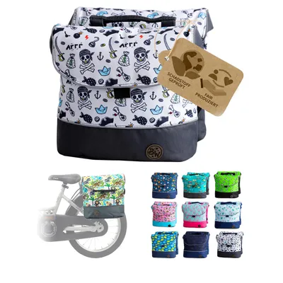 Produktbild von BAMBINIWELT Gepäcktasche, Gepäckträgertasche für Fahrrad, Fahrradtasche für Kinder, wasserabweisend, Modell 27