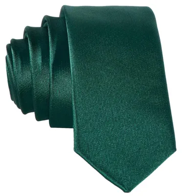 Produktbild von DonDon schmale grüne Krawatte 5 cm glänzend