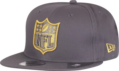 Produktbild von New Era 9Fifty Snapback Cap - NFL Shield graphit / gold S/M
