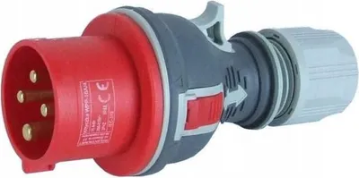 Productafbeelding van Netstekker, 3 polig + aarding, 32A, 400V, 4 polig, IP44, type WPP 32/4
