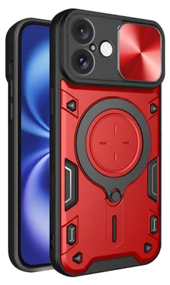 Zdjęcie produktu dla Techsuit CamGuard Pro etui na iPhone 16 – czerwone