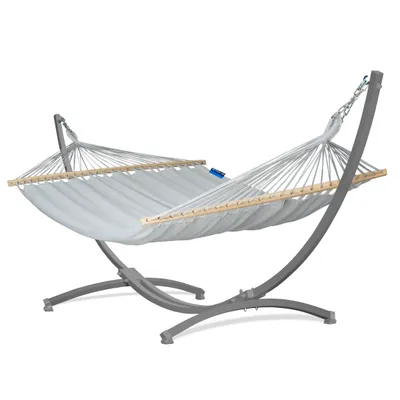Obrázek produktu pro Potenza houpací síť s rámem Pro dvě osoby houpací síť s tyčí 220x160 cm I Rám 220kg