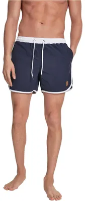 Image de Urban Classics - Caleçon de bain RETRO marine - 3XL